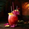 Refreshing Summer Tiki Drinks. Rivers and Caves Tiki Drink Stirrers.