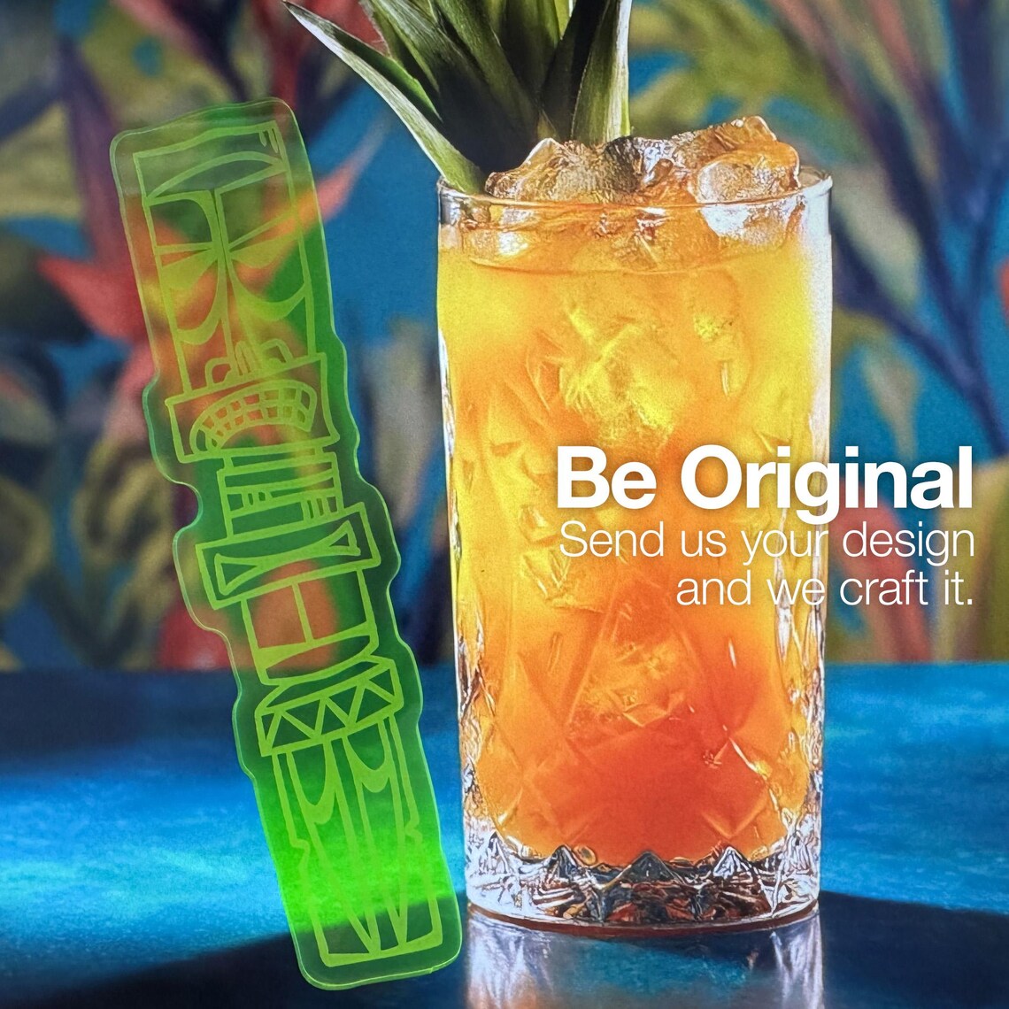 Custom Drink Stirrers_Be Original_by Rivers and Caves dot com