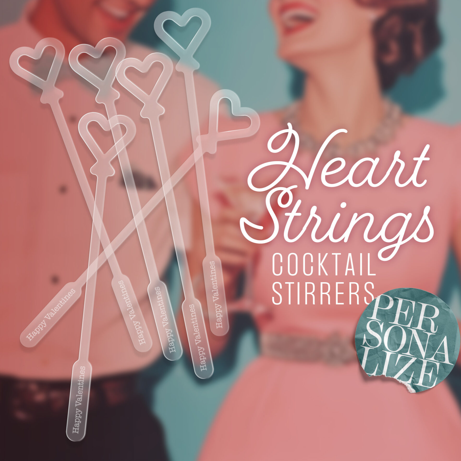 Heart Strings Valentine’s Day Swizzle Sticks!