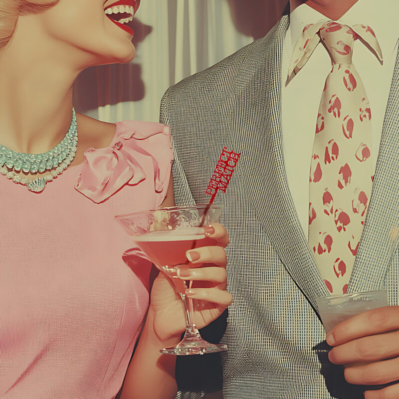 New Valentine’s Day drink stirrer set.