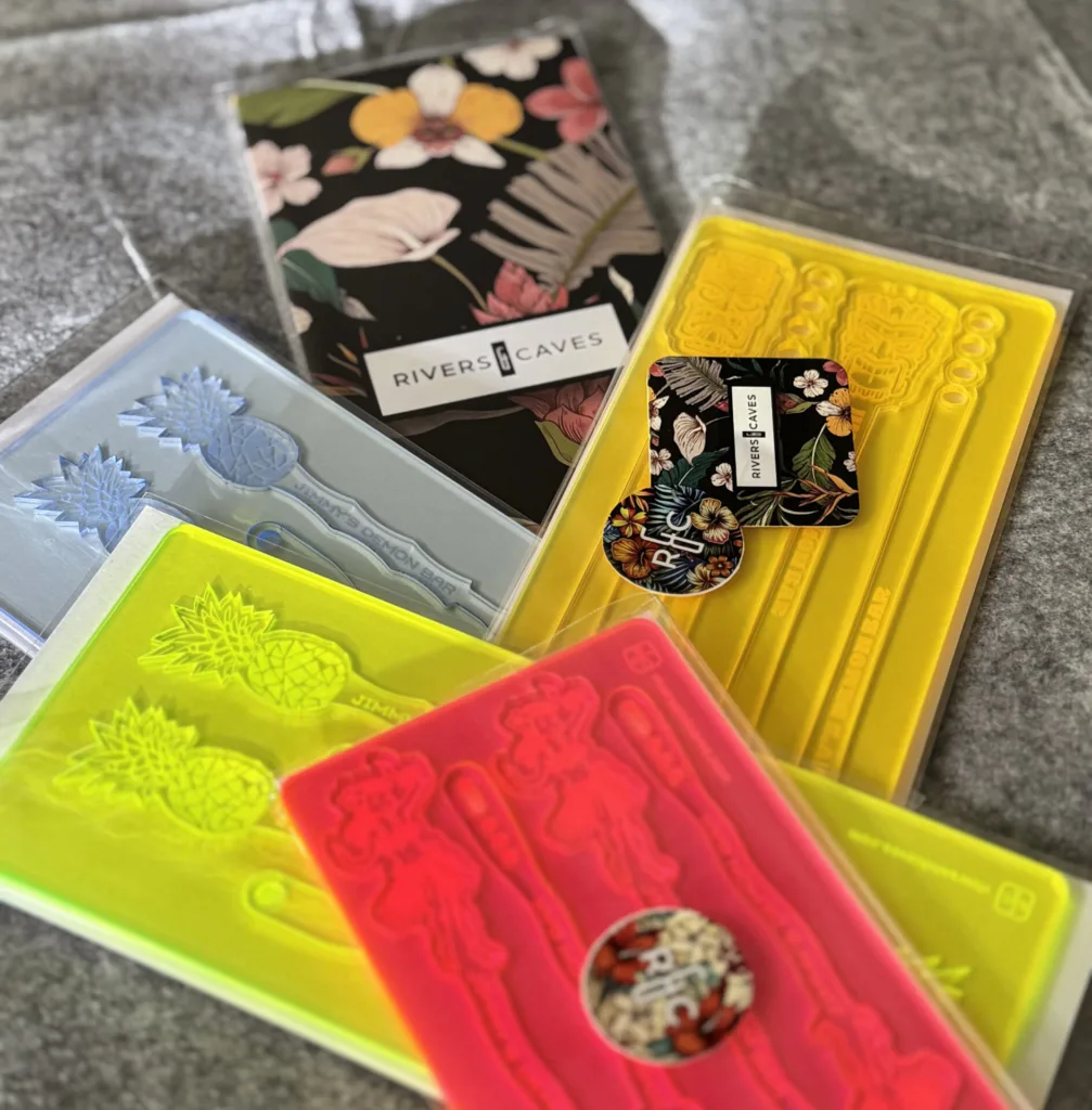Rivers & Caves perfect gifting packaging of their custom and personalized stirrers