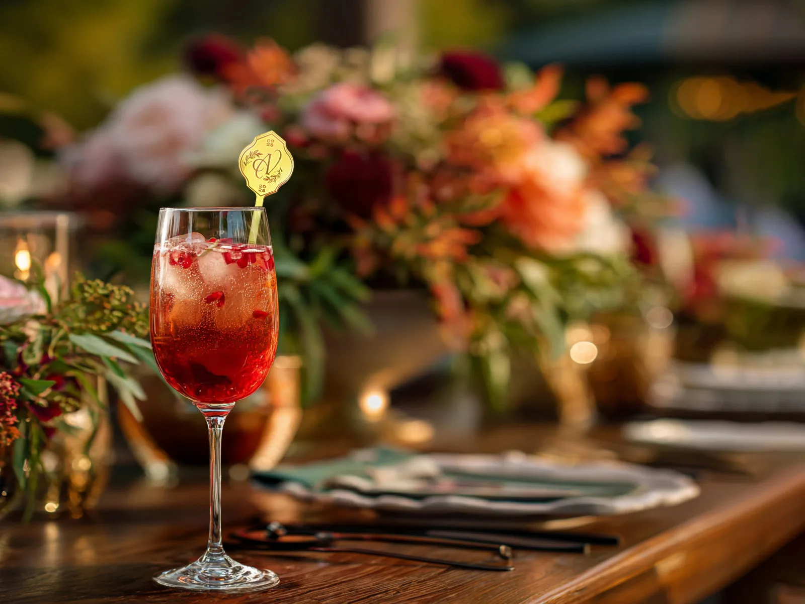 Looking for fall signature wedding drinks with Personalized Drink Stirrers? Discover warm, seasonal cocktail ideas that feel cozy, elevated, and unforgettable for autumn celebrations.