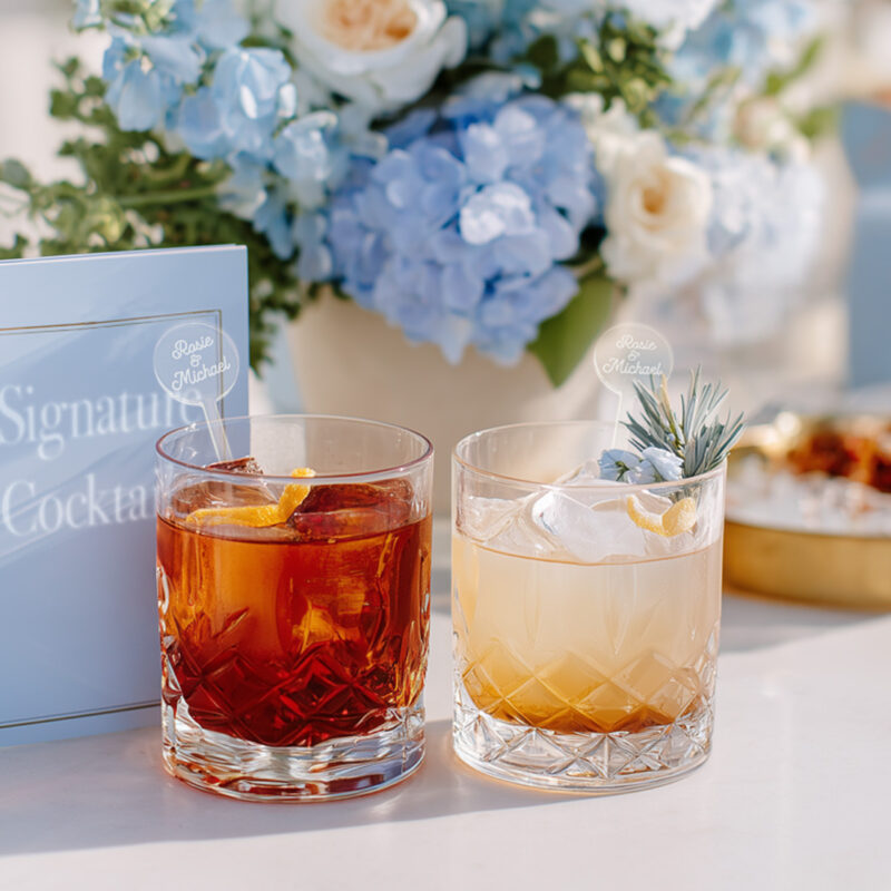 Bar Styling Ideas for Events That Instantly Elevate Your Drinks. Custom and personalized Drink Stirrers.