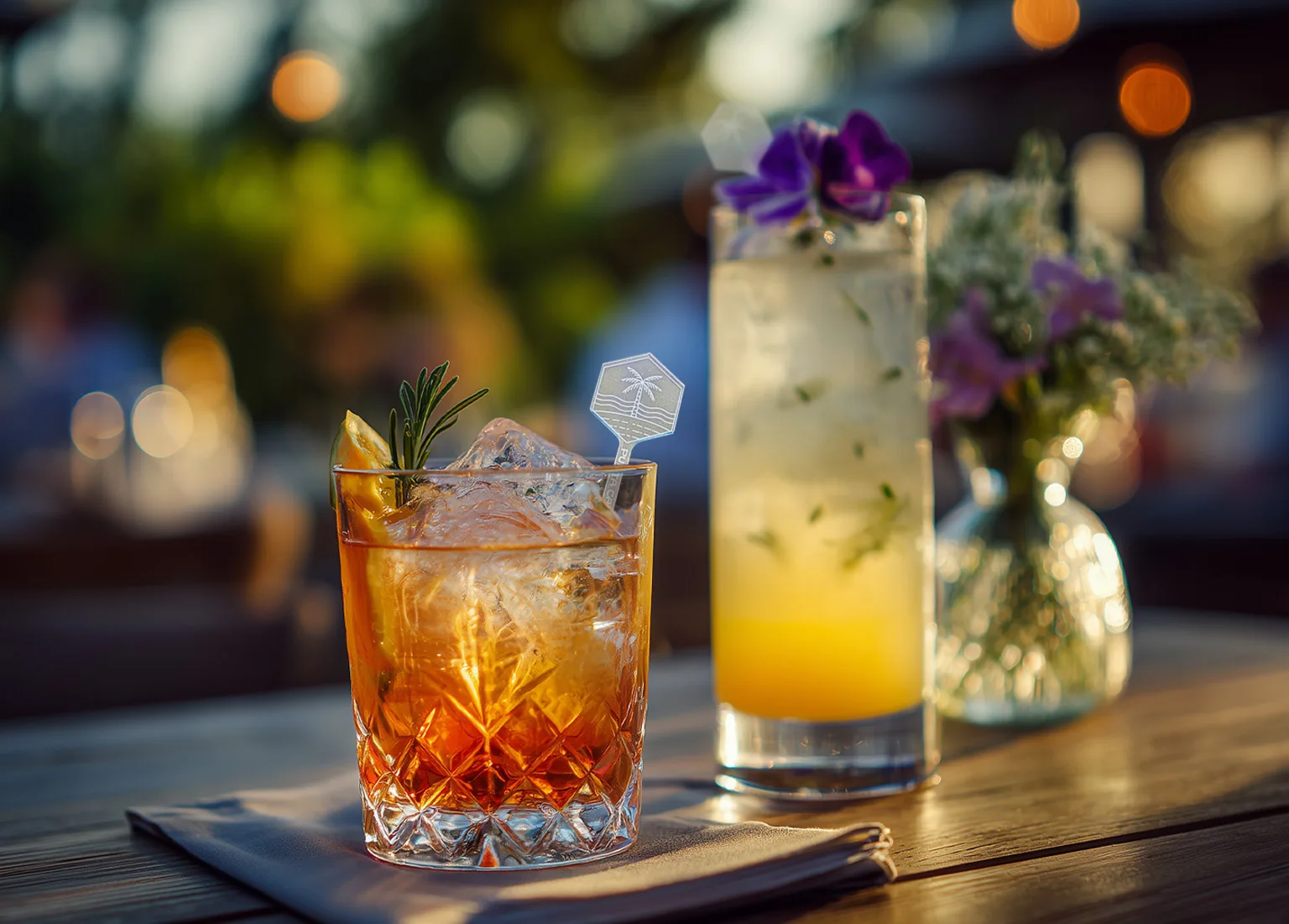 Cocktail Garnish Ideas for Events That Instantly Elevate Your Drinks. Custom and personalized Drink Stirrers.