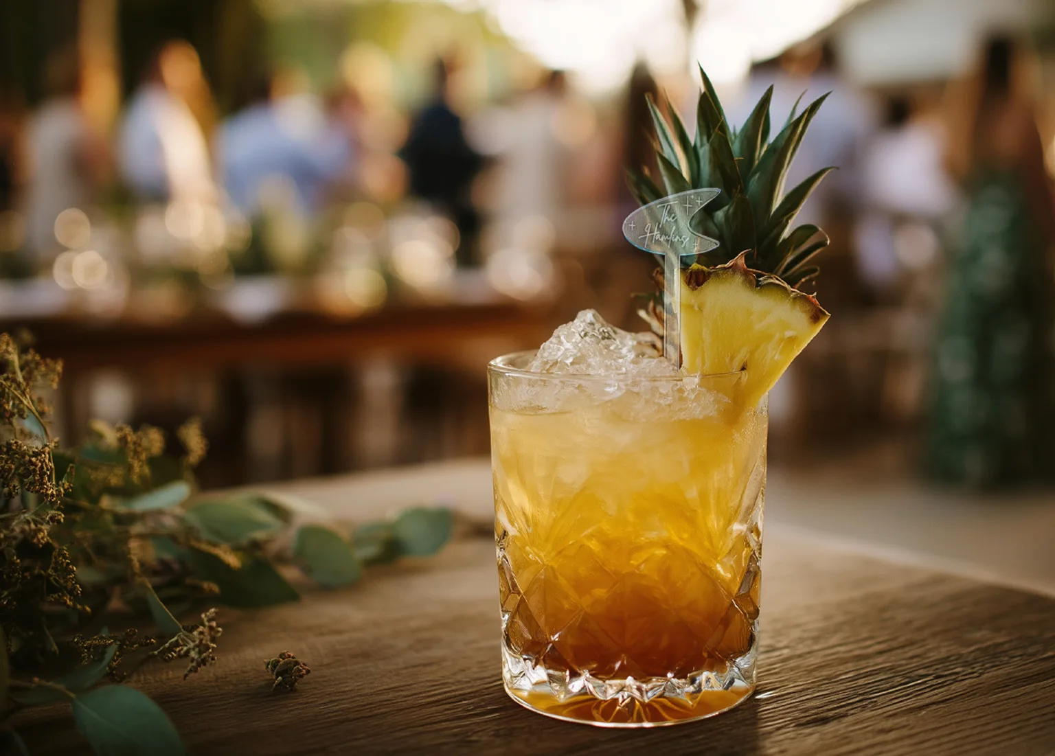 Drink Presentation Ideas for Events That Guests Notice. Summer Cocktail Drink Stirrers.
