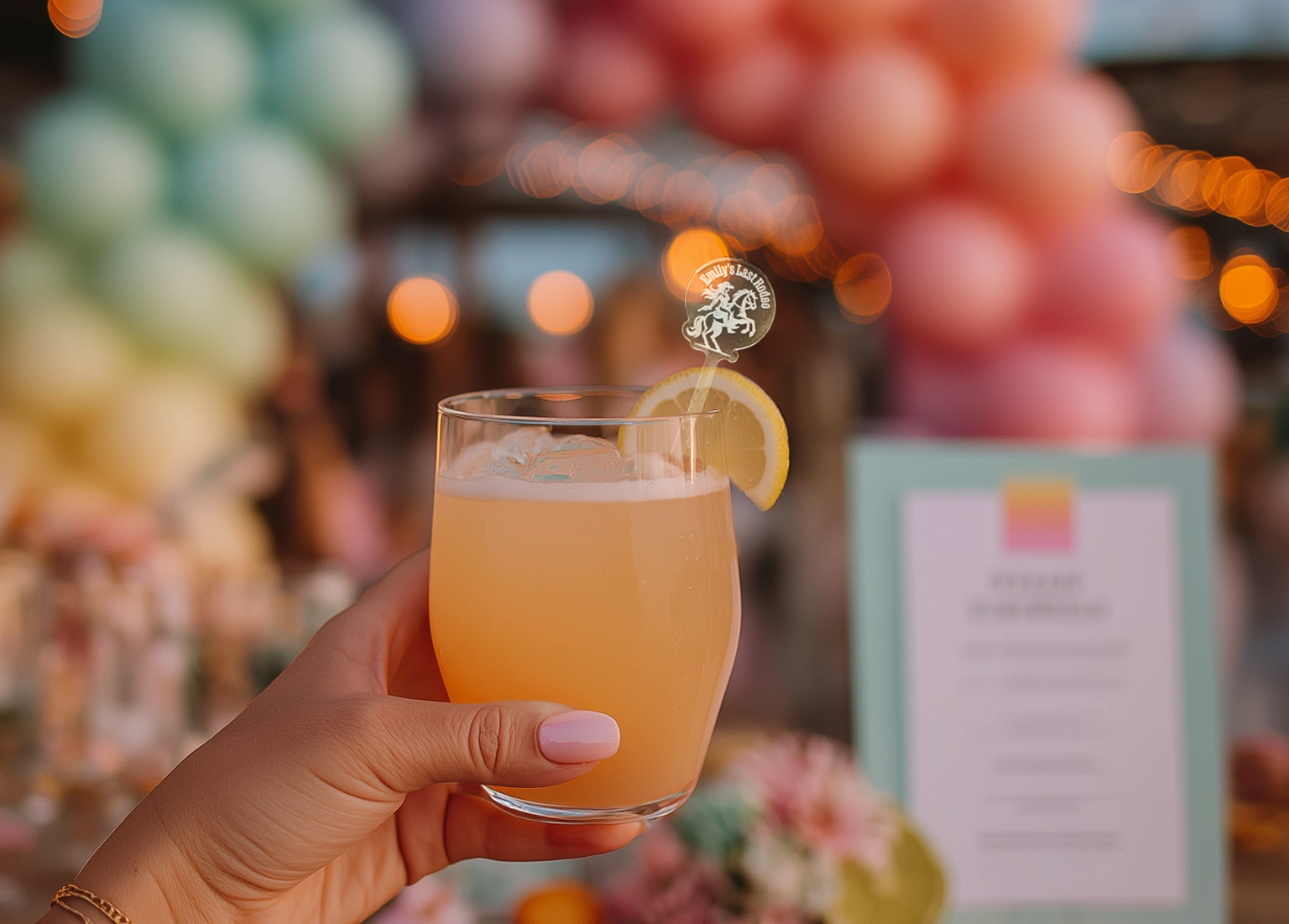 Bachelorette Party Drink Ideas That Actually Feel Elevated. Personalized Drink Stirrers. Custom Drink Swizzles.