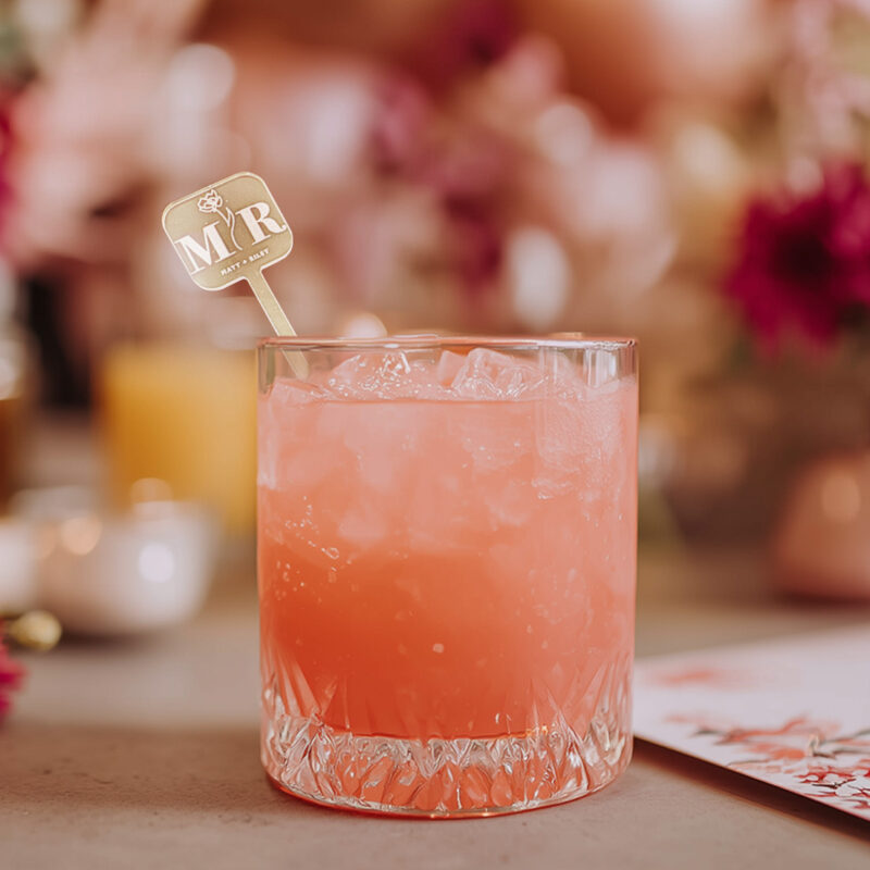 How Many Cocktail Stirrers Do You Need for a Bridal Shower_Custom Drink Stirrers